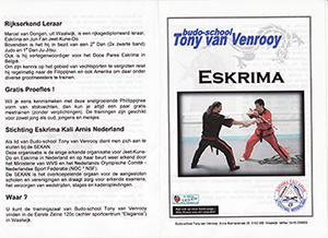 Folder Eskrima 2002 tony
